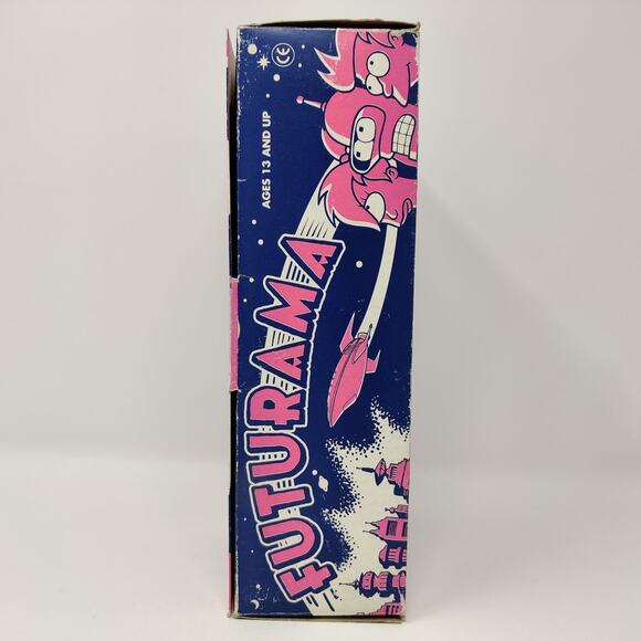 Futurama Gender Bender Robot Wind Up Toy Rocket USA 2001 Collectible Boxed - Picture 14 of 16